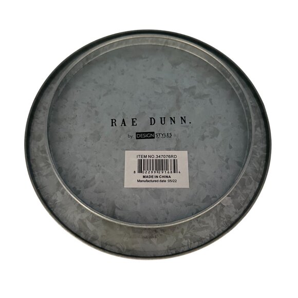 Rae Dunn Galvanized Desktop Organizer Rotating Spinner for Pens Brushes Pencils - Picture 8 of 12